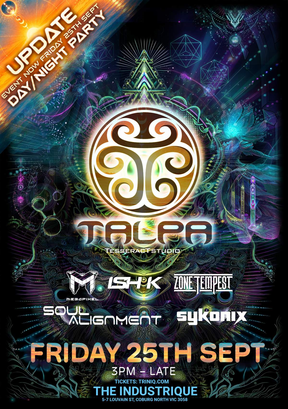 Psy Kandy Presents TALPA (TesseracTstudio) - DAY TO NIGHT WAREHOUSE PARTY
